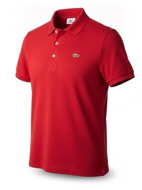 Lacoste Sport Men's Red Piqué Polo Shirt